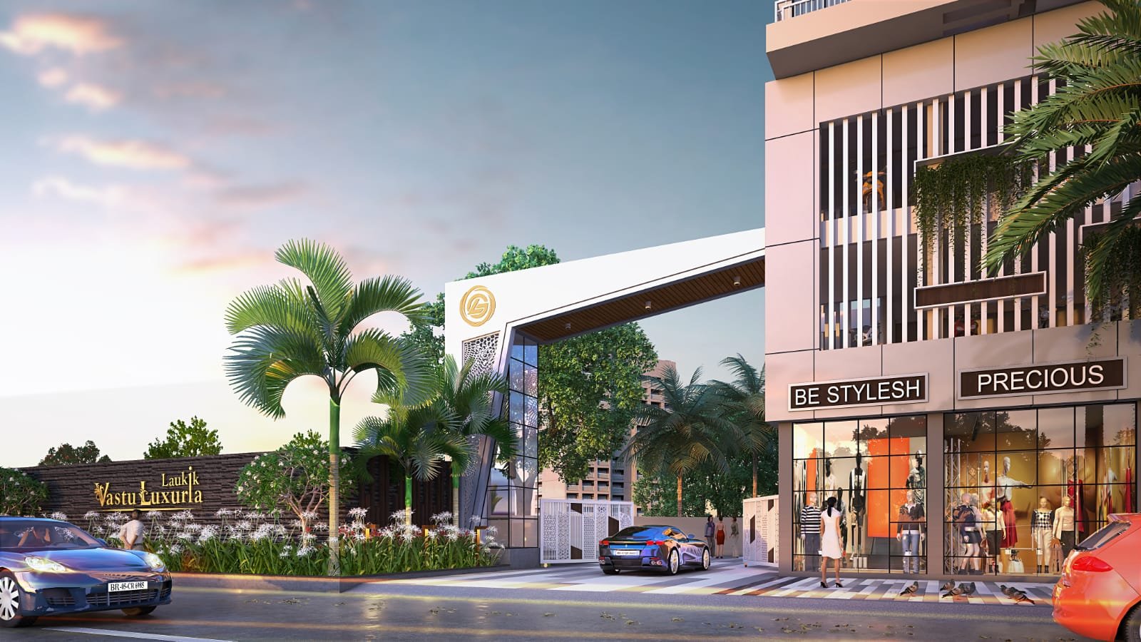 Entrance Gate Laukik Vastu Luxuria Dombivli East.jpg